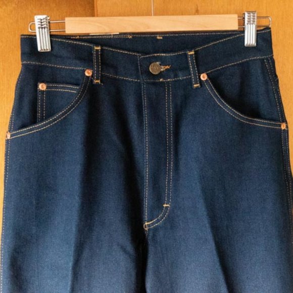 Ms.Lee Made in USA Raw Denim Straight Leg Riders Jeans womens 12 (28/35) - Picture 4 of 10